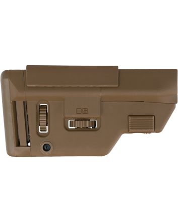 B5 Systems CPS1306 PrecisionCoyote Brown Synthetic Adjustable with Cheek Riser Fits AR-Platform