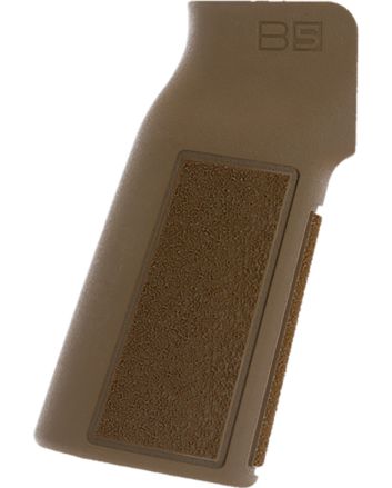 B5 Systems PGR1454 Type 22 P-GripCoyote Brown Aggressive Textured Polymer, Increased Vertical Grip Angle with No Backstrap, Fits AR-Platform