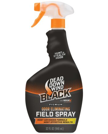 Dead Down Wind 137240 Black Premium Field Spray Odor Eliminator 24 oz Trigger Spray