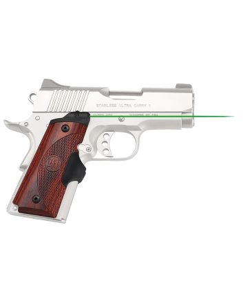 Crimson Trace LG902G LG-902G Lasergrips Master Series Black Green Laser 1911 Compact