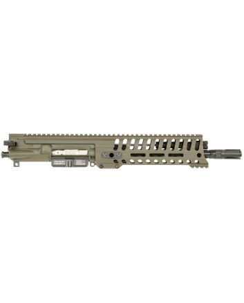 Patriot Ordnance Factory 01988 P415 Complete Upper (Piston Driven Adj. Gas Block) 5.56x45mm NATO 10.5", OD Green Anodized, 3-Port Muzzle Brake, 9" MMR M-LOK Handguard