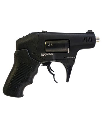 Standard Mfg S333GENIII Thunderstruck Gen III 22 WMR 8rd Shot 2.25" Black Double Barrel Black Hardcoat Anodized Aluminum Frame Black Cylinder Black Finger Grooved Polymer Grips