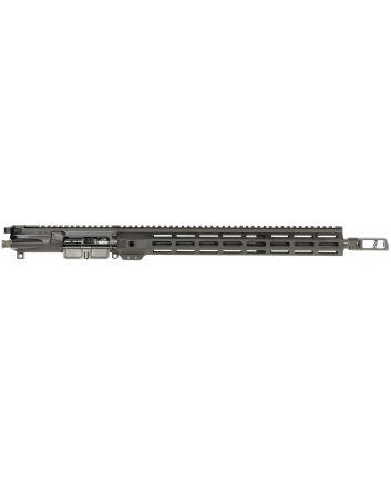 Bushmaster 0040011BLK Bravo Zulu Complete Upper 5.56x45mm NATO 16" CMV Nitride, Black, Flat Top Aluminum Rec, 14" BFI M-LOK Handgaurd, Snake Charmer Muzzle Brake, Mid-Length Gas, Fits AR-15