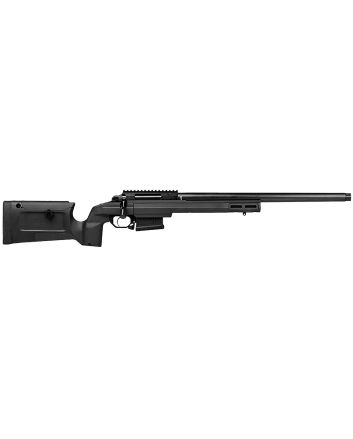 Aero Precision APBR01030001 SOLUS Bravo 308 Win 5+1 20" Threaded Sendero Profile, Black, Fully Adjustable KRG Bravo Chassis, Single Stage Trigger, Scope Mount