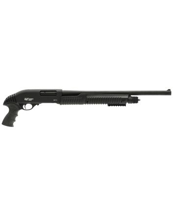 Gforce Arms GFP3REX GFP3REX12 Gauge Pump 3" 4+1 20" Black Steel Barrel, Black Picatinny Rail Receiver, Black Rubber Grip