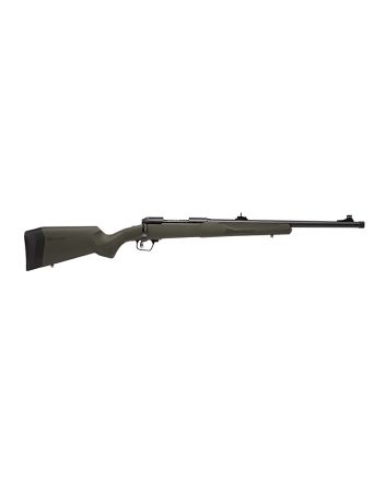 Savage Arms 58133 110 Hog Hunter Full Size 400 Legend 4+1 20" Matte Black Threaded Barrel, Carbon Steel Drilled &amp; Tapped Receiver, AccuFit w/Adj Comb &amp; LOP OD Green Synthetic Stock, Right Hand