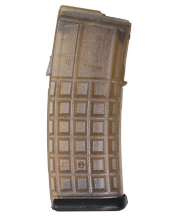 Steyr Arms 1200050510 OEM Replacement Magazine 42rd Detachable w/ Black Floor Plate 5.56x45mm Fits Steyr Arms AUG Clear Black Polymer