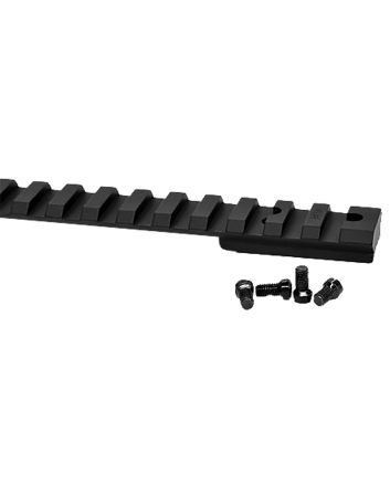 Warne V48420MOA Vapor Picatinny Rail Black Anodized Aluminum Ruger American Short Action, 20 MOA