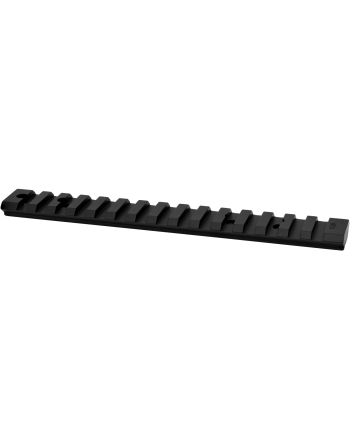 Warne V4T3M Vapor Picatinny Rail Black Anodized Aluminum Fits Tikka T3/T3x, 0 MOA