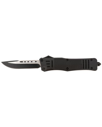 Steel River Knives T620BDP Spartan3.75" Drop Point Black/Silver 440C SS Blade 5.5" Aluminum Zinc Alloy Handle