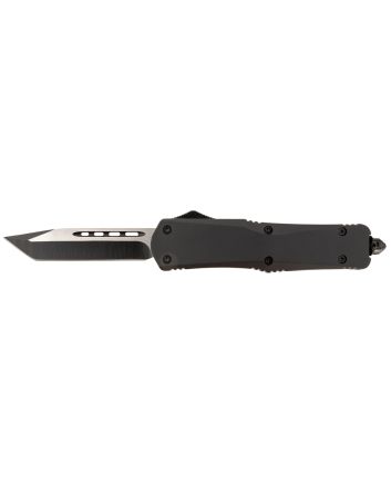 Steel River Knives T624BT Spartan3.75" Tanto Black/Silver 440C SS Blade 5.5" Black Aluminum Zinc Alloy Handle