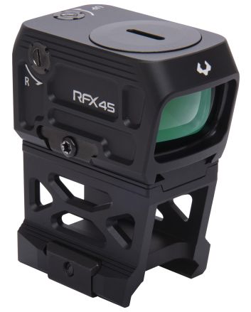 Viridian 9810060 RFX45Black Anodized 1 x 24 mm x 15.5 mm 5 MOA Green Dot ACRO/Picatinny High 1/3 Cowitness Mount