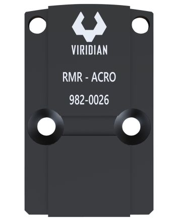 Viridian 9820026 RFX45 RMR Mounting AdapterBlack Anodized