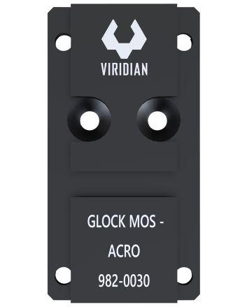 Viridian 9820030 RFX45 Glock MOS Mounting AdapterBlack Anodized