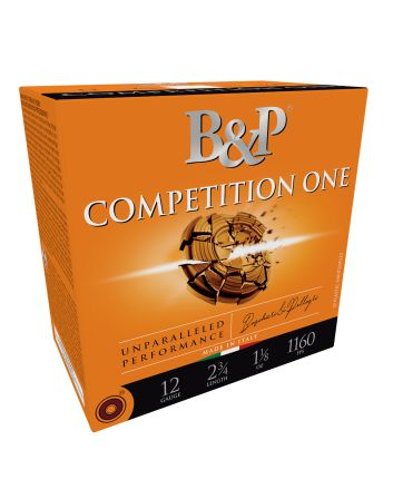 B&amp;P Ammunition 12B1CP9 Competition One12Gauge 2.75" 1oz 9Shot 25 Per Box/10 Case