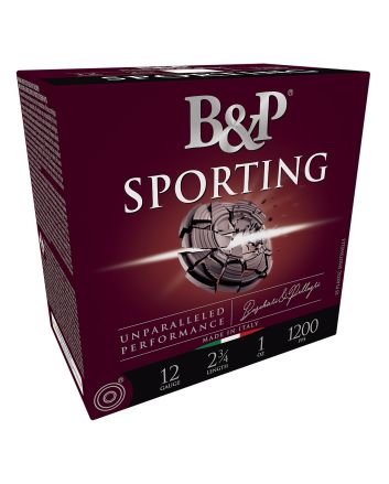 B&amp;P 12B1SCL7 Sporting Clay12Gauge 2.75" 1oz 7.5Shot 25 Per Box/10 Case