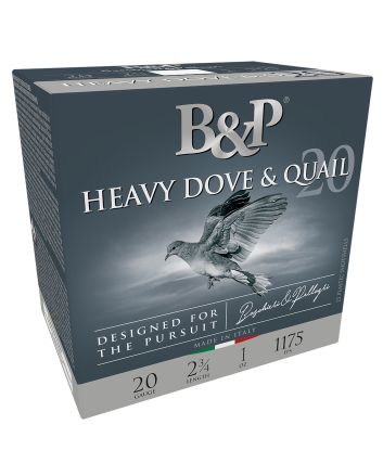 B&amp;P Ammunition 20BD8 Heavy Dove &amp; Quail20Gauge 2.75" 1oz 8Shot 25 Per Box/10 Case