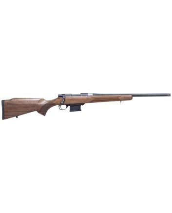 Howa HWHCF6ARC M1500 Mini Action Hunter 6mm ARC 5+1 20" Black Carbon Fiber Wrapped Barrel, Black Drilled &amp; Tapped Steel Receiver, Walnut Fixed Stock, Right Hand