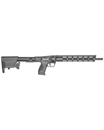 Smith &amp; Wesson 12576 M&amp;P FPC9mm Luger 10+1 16.25" Black Oxide Steel Barrel, Black Anodized Aluminum Receiver, M-LOK Slots w/Picatinny Style Rail Handguard, Adjustable Black Synthetic Stock