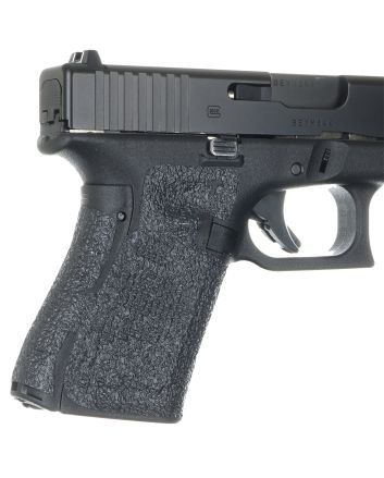 Talon Grips EV02R Adhesive GripTextured Black Rubber, Fits Compact Glock Gen 5 (19, 23, etc.)