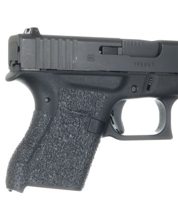 Talon Grips EV04R Adhesive GripTextured Black Rubber, Fits Glock 42/43