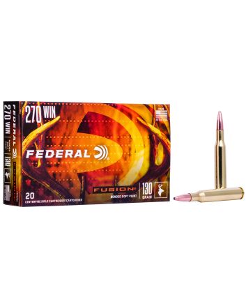 Federal F270FS1 Fusion270Win 130gr Bonded Soft Point 20 Per Box/10 Case