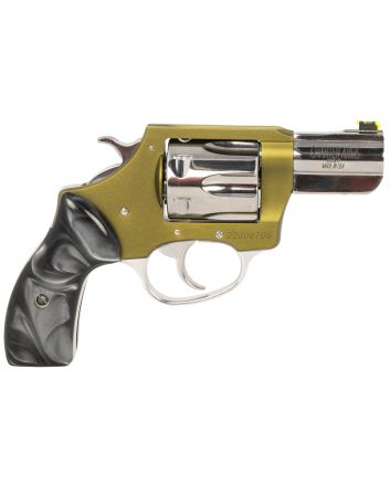 Charter Arms 53624 Undercover II Large 38 Special, 6 Shot 2.20" High Polished Stainless Steel Barrel &amp; Cylinder, OD Green Anodized Aluminum Frame, Black Pearlite Grip, Exposed Hammer