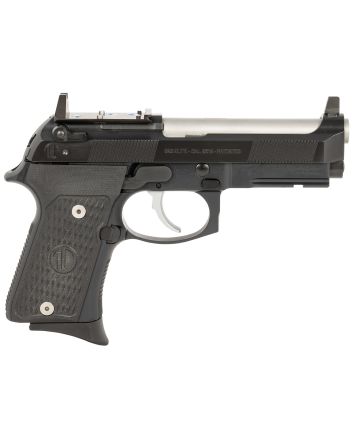 Langdon Tactical Tech LTT92CTJRR 92 Elite LTT Compact 9mm Luger 15+1 4.25" Stainless Target Crown Steel Barrel, Black Optic Cut/Serrated Steel Slide, Black Black VZ G10 Grip