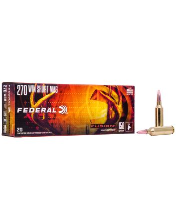 Federal F270WSMFS1 Fusion270WSM 150gr Bonded Soft Point 20 Per Box/10 Case