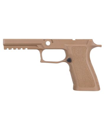 Sig Sauer GRIPMODXF943SMCOY P320 Grip Module X-Series (Small Size Module), 9mm Luger/40 S&amp;W/357 Sig, Coyote Polymer, Fits Full Size Sig P320 (4.70")