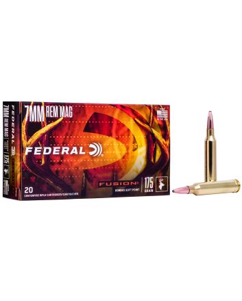 Federal F7RFS2 Fusion7mmRem 175gr Bonded Soft Point 20 Per Box/10 Case