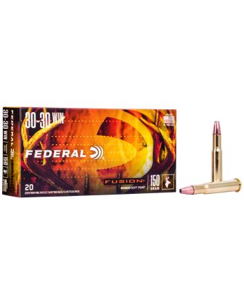 Federal F3030FS1 Fusion30-30Win 150gr Bonded Soft Point 20 Per Box/10 Case