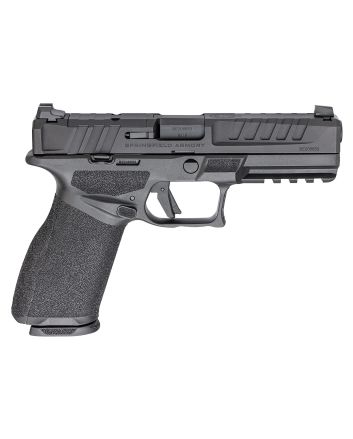 Springfield Armory EC9459BLCU Echelon9mm Luger 10+1 4.50" Black Melonite Steel Barrel &amp; Optic Ready/Serrated Steel Slide, Black Polymer Frame w/Picatinny Rail, Textured Grip