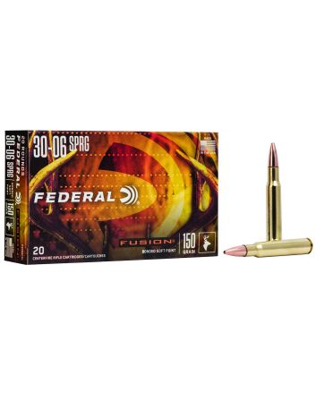 Federal F3006FS1 Fusion30-06Springfield 150gr Bonded Soft Point 20 Per Box/10 Case