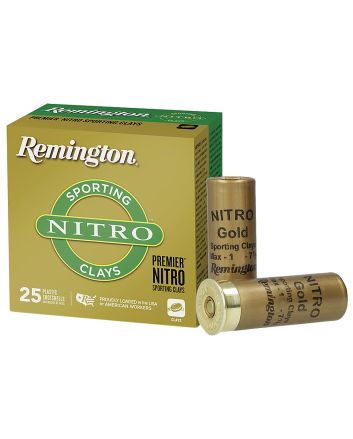 Remington Ammunition R20132 Premier Nitro Sporting Clay 12 Gauge 2.75" 1 oz 7.5 Shot 25 Per Box/ 10 Cs