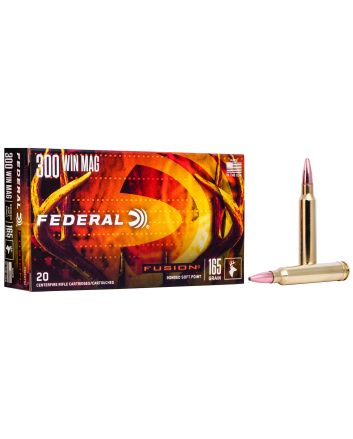 Federal F300WFS2 Fusion300WinMag 165gr Bonded Soft Point 20 Per Box/10 Case