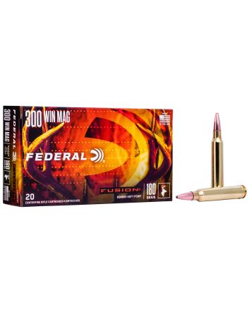 Federal F300WFS3 Fusion300WinMag 180gr Bonded Soft Point 20 Per Box/10 Case
