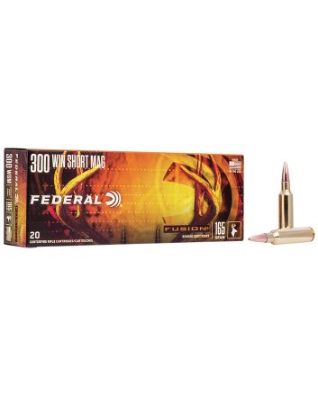 Federal F300WSMFS1 Fusion300WSM 165gr Bonded Soft Point 20 Per Box/10 Case
