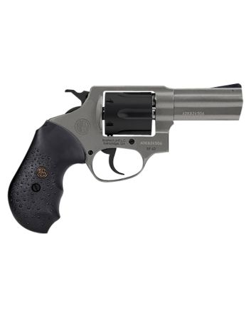 Rossi 2RP631C RP63357 Mag 6 Shot 3", Tungsten Gray Cerakote, Stainless Steel Frame, Fixed Blade Sight, Textured Black Rubber Grips