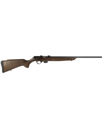 Rossi RB22W2111WD RB22Full Size 22 WMR 5+1 21" Blued Steel Barrel, Blued Weaver Scope Mount Steel Receiver, Hardwood Monte Carlo Stock
