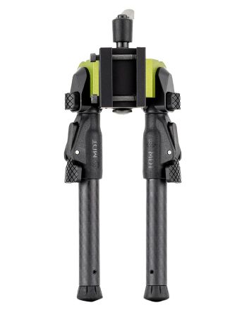 Mdt Sporting Goods Inc 105561GRN GRND-PODGreen/Black 4.50"-9" Carbon Fiber/Aluminum, Adj. Throw Lever, 4 Leg Postitions, Fits ARCA Rail &amp; RRS Dovetail