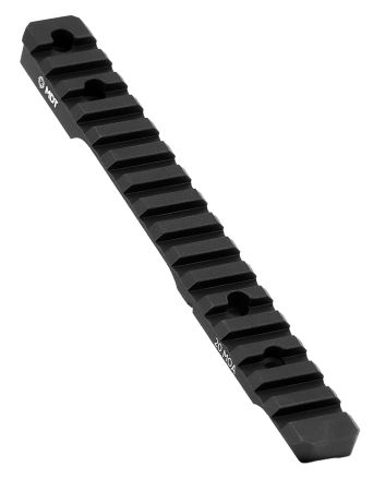 Mdt Sporting Goods Inc 102190BLK Picatinny Scope RailBlack Anodized 11" Long Fits Tikka T3/T3x Short Action, 20 MOA
