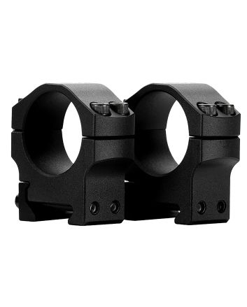 Mdt Sporting Goods Inc 103548BLK Premier Scope Ring Set Black Aluminum 34mm Tube, 1" Medium