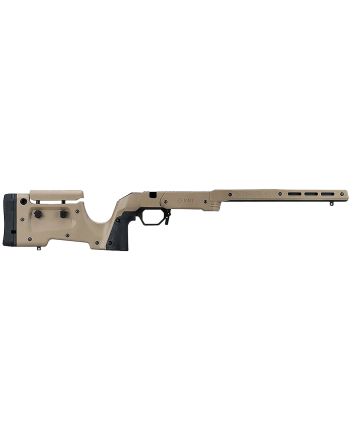 Mdt Sporting Goods Inc 104691FDE XRS Chassis FDE Aluminum Core with Polymer Panels, Adj. Cheekrest, M-LOK Forend, Interchangeable Grips, AICS Mag Compatible, Fits Short Action Remington 700