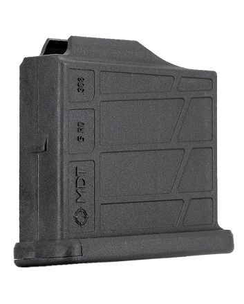 Mdt Sporting Goods Inc 105026BLK AICS Magazine5rd Extended 6.5 Creedmoor/308 Win Short Action Black Polymer