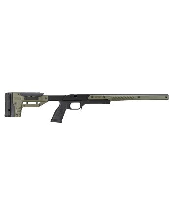 Mdt Sporting Goods Inc 104226ODG Oryx Chassis OD Green/Black Aluminum, Adj. Cheekrest, M-LOK Forend, AR-Style Grip, Barricade Stop, AICS Mag Compatible, Fits Short Action Savage Axis