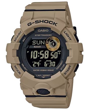 G-shock/vlc Distribution GBD800UC5 G-Shock Tactical Move Power Trainer Fitness Tracker Tan