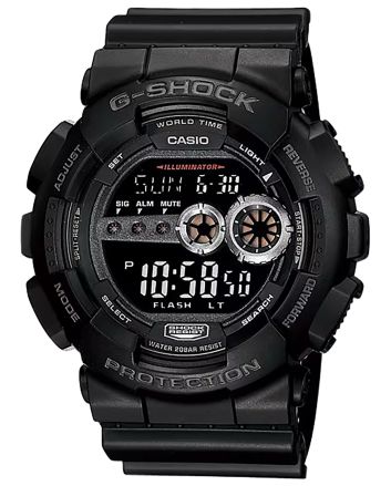 G-shock/vlc Distribution GD1001B G-Shock Tactical Black Stainless Steel Bezel