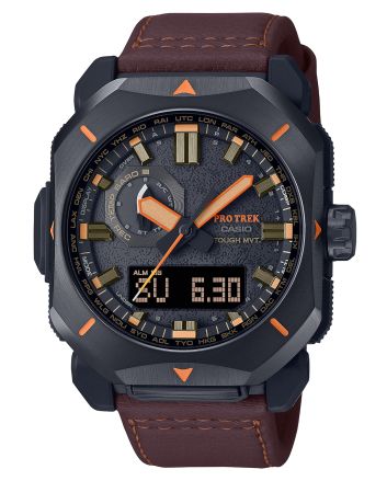 G-shock/vlc Distribution PRW6900YL5 Casio Pro Trek Black/Brown Size 145-215mm Features Digital Compass