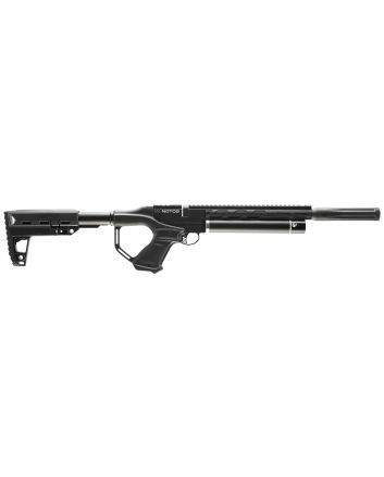 RWS/Umarex 2254847 Notos22 Pellet 7rd Shot Rotary Mag, 700 fps, Black, Adj. Stock, 3 Baffle SilencAir Muzzle Device